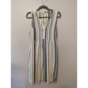 Women's Sonoma Goods For Life Pintuck Linen-Blend Dress